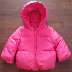 GAP Kids Pink Puffer Jacket